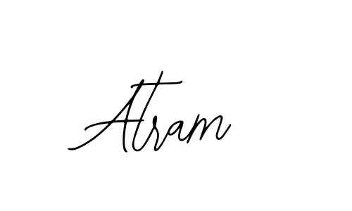 Use a signature maker to create a handwritten signature online. With this signature software, you can design (Bearetta-2O07w) your own signature for name Atram. Atram signature style 12 images and pictures png