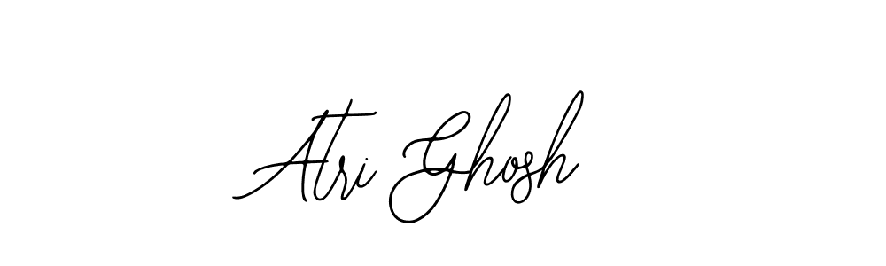 How to make Atri Ghosh name signature. Use Bearetta-2O07w style for creating short signs online. This is the latest handwritten sign. Atri Ghosh signature style 12 images and pictures png