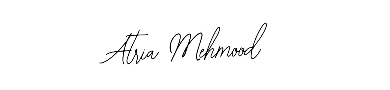 The best way (Bearetta-2O07w) to make a short signature is to pick only two or three words in your name. The name Atria Mehmood include a total of six letters. For converting this name. Atria Mehmood signature style 12 images and pictures png