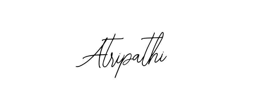 You should practise on your own different ways (Bearetta-2O07w) to write your name (Atripathi) in signature. don't let someone else do it for you. Atripathi signature style 12 images and pictures png