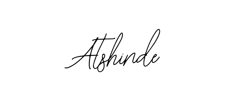 Atshinde stylish signature style. Best Handwritten Sign (Bearetta-2O07w) for my name. Handwritten Signature Collection Ideas for my name Atshinde. Atshinde signature style 12 images and pictures png