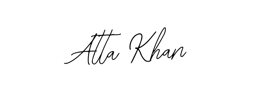 Make a beautiful signature design for name Atta Khan. Use this online signature maker to create a handwritten signature for free. Atta Khan signature style 12 images and pictures png