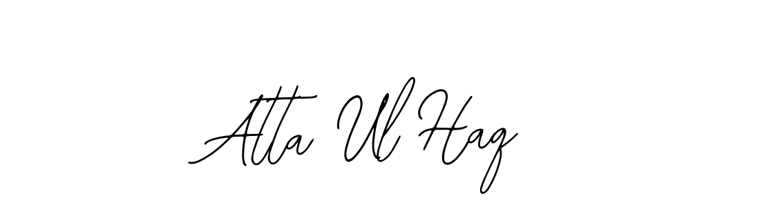 Similarly Bearetta-2O07w is the best handwritten signature design. Signature creator online .You can use it as an online autograph creator for name Atta Ul Haq. Atta Ul Haq signature style 12 images and pictures png