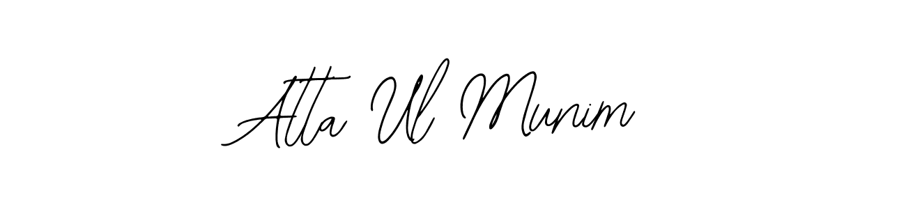 Make a beautiful signature design for name Atta Ul Munim. With this signature (Bearetta-2O07w) style, you can create a handwritten signature for free. Atta Ul Munim signature style 12 images and pictures png
