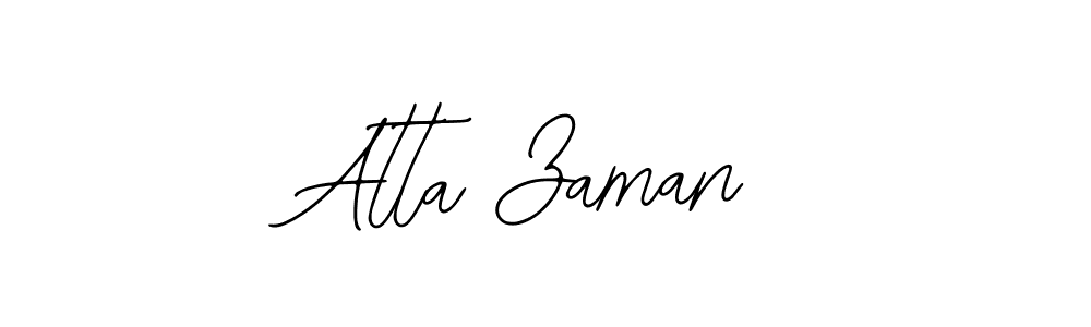 This is the best signature style for the Atta Zaman name. Also you like these signature font (Bearetta-2O07w). Mix name signature. Atta Zaman signature style 12 images and pictures png