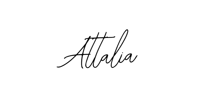Attalia stylish signature style. Best Handwritten Sign (Bearetta-2O07w) for my name. Handwritten Signature Collection Ideas for my name Attalia. Attalia signature style 12 images and pictures png