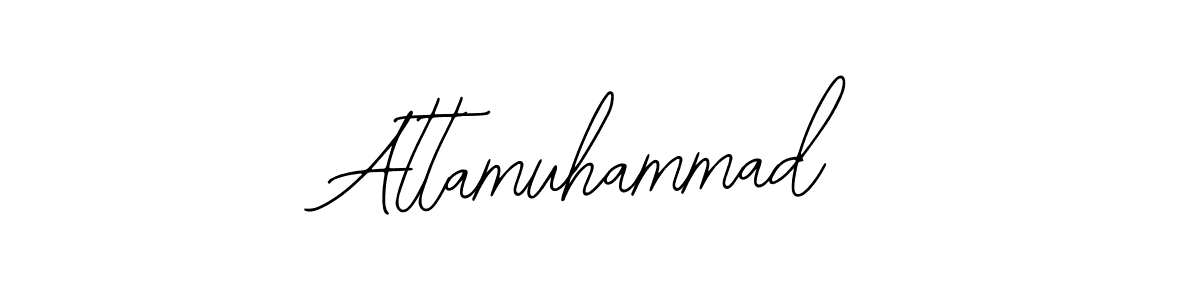 Make a beautiful signature design for name Attamuhammad. With this signature (Bearetta-2O07w) style, you can create a handwritten signature for free. Attamuhammad signature style 12 images and pictures png