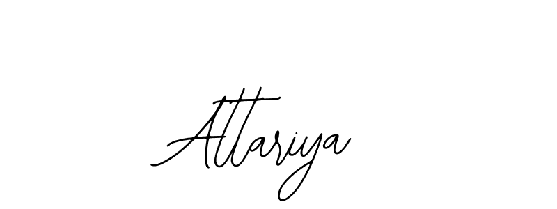 How to make Attariya signature? Bearetta-2O07w is a professional autograph style. Create handwritten signature for Attariya name. Attariya signature style 12 images and pictures png