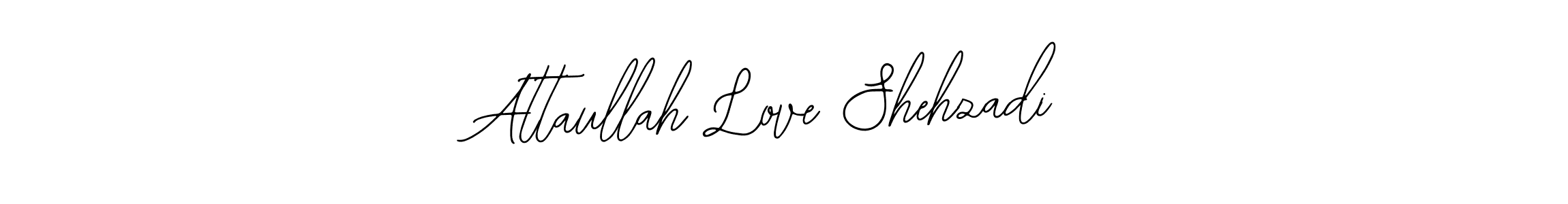 Design your own signature with our free online signature maker. With this signature software, you can create a handwritten (Bearetta-2O07w) signature for name Attaullah Love Shehzadi. Attaullah Love Shehzadi signature style 12 images and pictures png