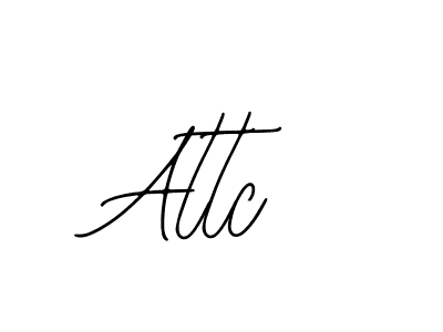 if you are searching for the best signature style for your name Attc. so please give up your signature search. here we have designed multiple signature styles  using Bearetta-2O07w. Attc signature style 12 images and pictures png