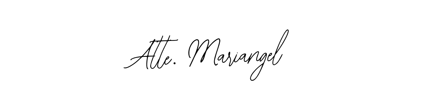 Best and Professional Signature Style for Atte. Mariangel. Bearetta-2O07w Best Signature Style Collection. Atte. Mariangel signature style 12 images and pictures png