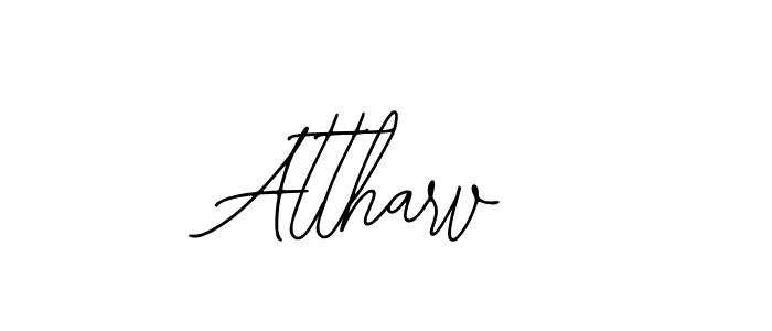 Bearetta-2O07w is a professional signature style that is perfect for those who want to add a touch of class to their signature. It is also a great choice for those who want to make their signature more unique. Get Attharv name to fancy signature for free. Attharv signature style 12 images and pictures png