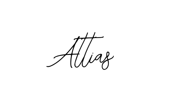 How to make Attias signature? Bearetta-2O07w is a professional autograph style. Create handwritten signature for Attias name. Attias signature style 12 images and pictures png