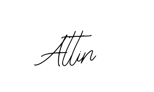 Use a signature maker to create a handwritten signature online. With this signature software, you can design (Bearetta-2O07w) your own signature for name Attin. Attin signature style 12 images and pictures png