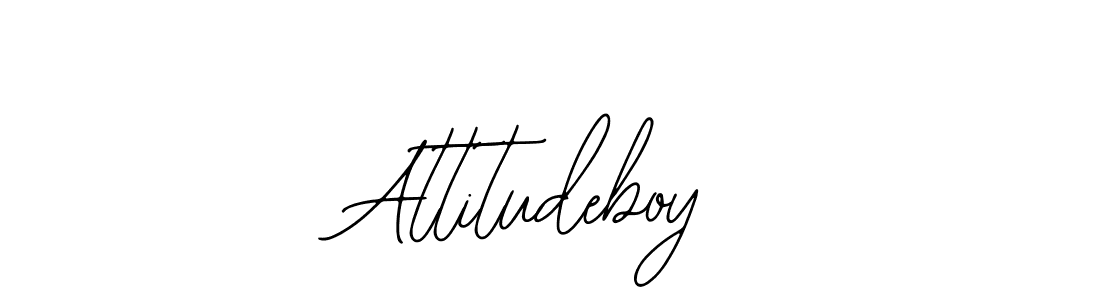 Use a signature maker to create a handwritten signature online. With this signature software, you can design (Bearetta-2O07w) your own signature for name Attitudeboy. Attitudeboy signature style 12 images and pictures png