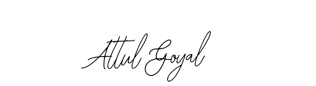 Make a beautiful signature design for name Attul Goyal. With this signature (Bearetta-2O07w) style, you can create a handwritten signature for free. Attul Goyal signature style 12 images and pictures png