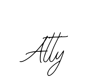 Design your own signature with our free online signature maker. With this signature software, you can create a handwritten (Bearetta-2O07w) signature for name Atty. Atty signature style 12 images and pictures png