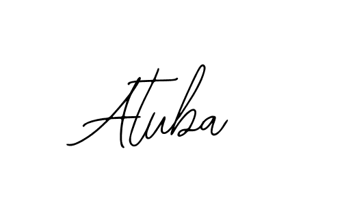 How to make Atuba signature? Bearetta-2O07w is a professional autograph style. Create handwritten signature for Atuba name. Atuba signature style 12 images and pictures png