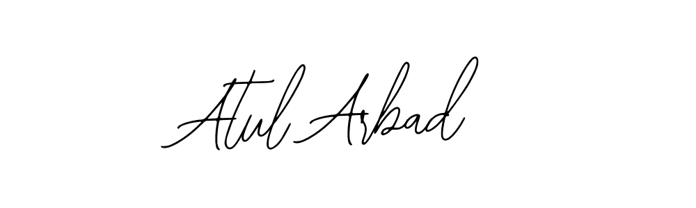 Make a beautiful signature design for name Atul Arbad. Use this online signature maker to create a handwritten signature for free. Atul Arbad signature style 12 images and pictures png
