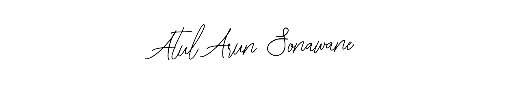 Design your own signature with our free online signature maker. With this signature software, you can create a handwritten (Bearetta-2O07w) signature for name Atul Arun Sonawane. Atul Arun Sonawane signature style 12 images and pictures png