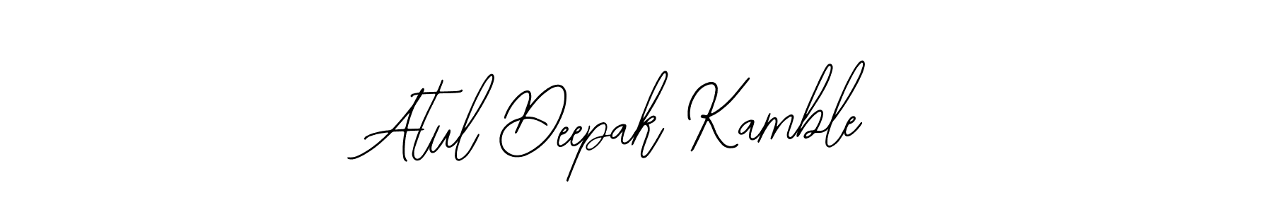 Atul Deepak Kamble stylish signature style. Best Handwritten Sign (Bearetta-2O07w) for my name. Handwritten Signature Collection Ideas for my name Atul Deepak Kamble. Atul Deepak Kamble signature style 12 images and pictures png