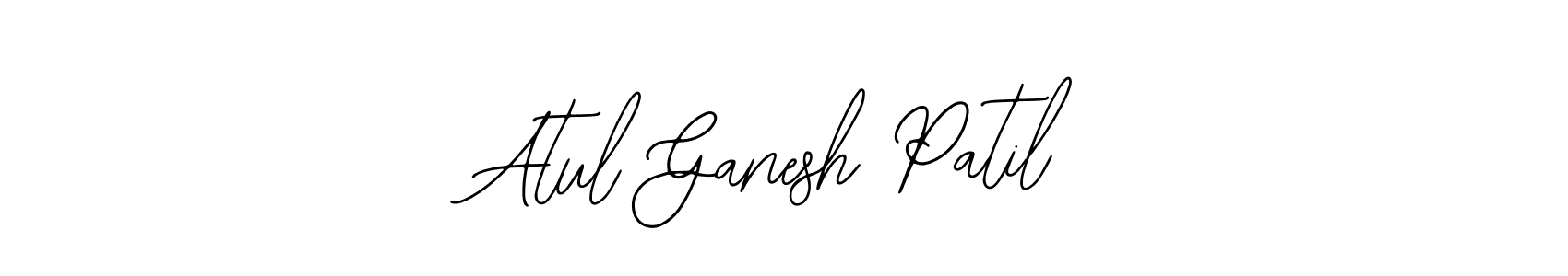 Use a signature maker to create a handwritten signature online. With this signature software, you can design (Bearetta-2O07w) your own signature for name Atul Ganesh Patil. Atul Ganesh Patil signature style 12 images and pictures png