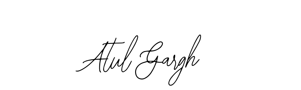 You should practise on your own different ways (Bearetta-2O07w) to write your name (Atul Gargh) in signature. don't let someone else do it for you. Atul Gargh signature style 12 images and pictures png