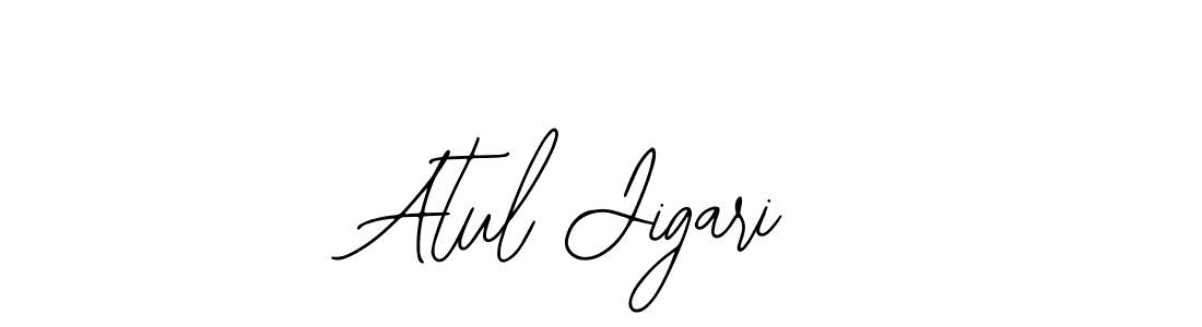 Use a signature maker to create a handwritten signature online. With this signature software, you can design (Bearetta-2O07w) your own signature for name Atul Jigari. Atul Jigari signature style 12 images and pictures png