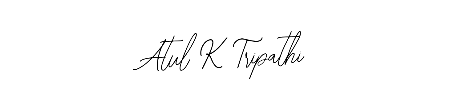 Use a signature maker to create a handwritten signature online. With this signature software, you can design (Bearetta-2O07w) your own signature for name Atul K Tripathi. Atul K Tripathi signature style 12 images and pictures png