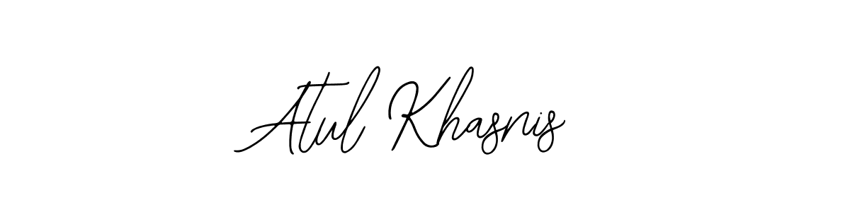 You can use this online signature creator to create a handwritten signature for the name Atul Khasnis. This is the best online autograph maker. Atul Khasnis signature style 12 images and pictures png