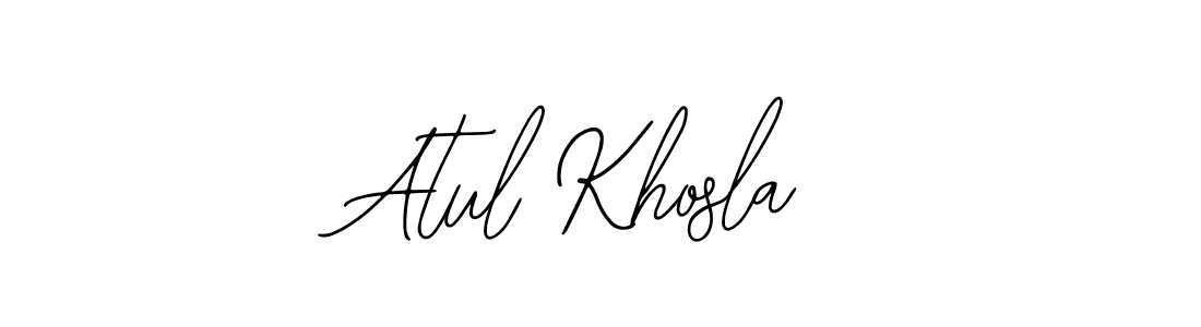 Design your own signature with our free online signature maker. With this signature software, you can create a handwritten (Bearetta-2O07w) signature for name Atul Khosla. Atul Khosla signature style 12 images and pictures png