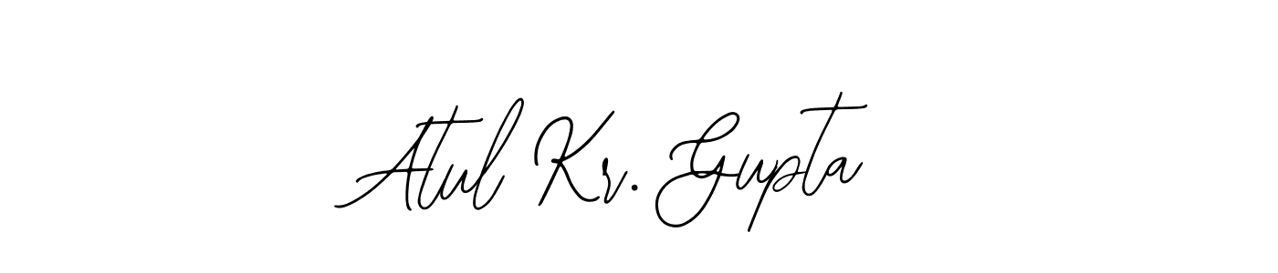 The best way (Bearetta-2O07w) to make a short signature is to pick only two or three words in your name. The name Atul Kr. Gupta include a total of six letters. For converting this name. Atul Kr. Gupta signature style 12 images and pictures png