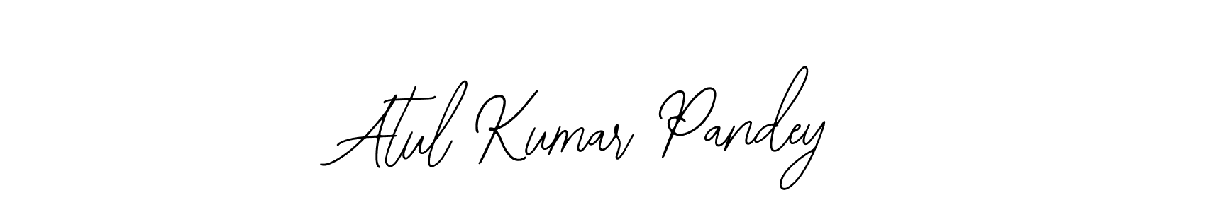 You should practise on your own different ways (Bearetta-2O07w) to write your name (Atul Kumar Pandey) in signature. don't let someone else do it for you. Atul Kumar Pandey signature style 12 images and pictures png