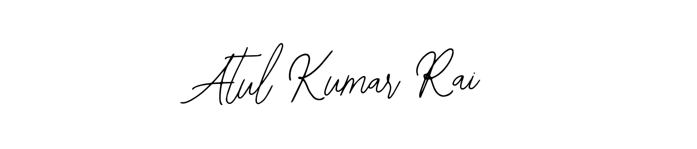 How to make Atul Kumar Rai name signature. Use Bearetta-2O07w style for creating short signs online. This is the latest handwritten sign. Atul Kumar Rai signature style 12 images and pictures png