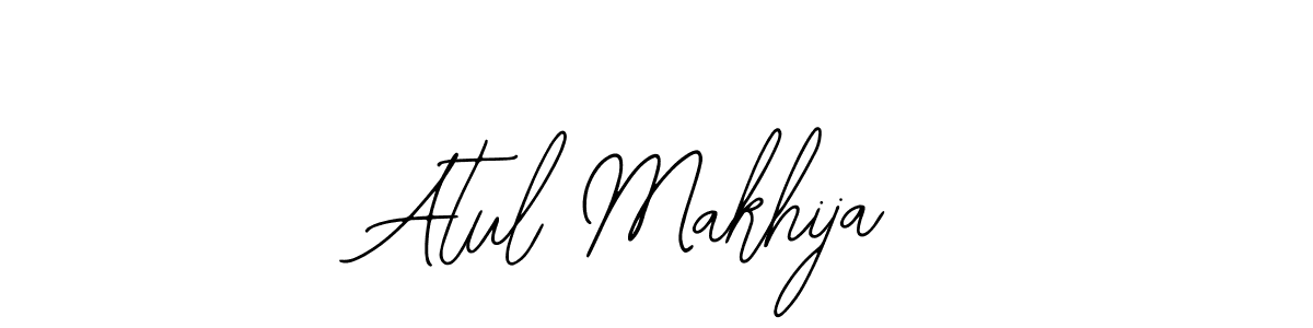 Create a beautiful signature design for name Atul Makhija. With this signature (Bearetta-2O07w) fonts, you can make a handwritten signature for free. Atul Makhija signature style 12 images and pictures png