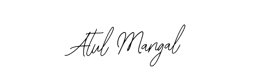 Make a beautiful signature design for name Atul Mangal. With this signature (Bearetta-2O07w) style, you can create a handwritten signature for free. Atul Mangal signature style 12 images and pictures png