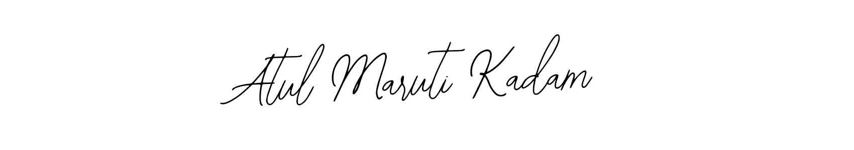 if you are searching for the best signature style for your name Atul Maruti Kadam. so please give up your signature search. here we have designed multiple signature styles  using Bearetta-2O07w. Atul Maruti Kadam signature style 12 images and pictures png