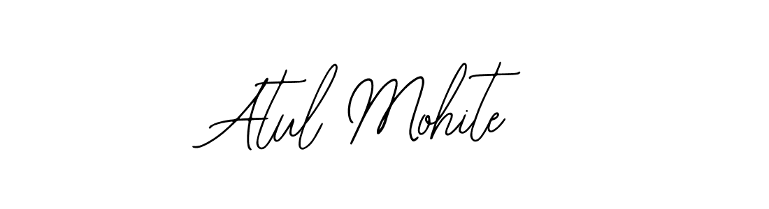 How to make Atul Mohite name signature. Use Bearetta-2O07w style for creating short signs online. This is the latest handwritten sign. Atul Mohite signature style 12 images and pictures png