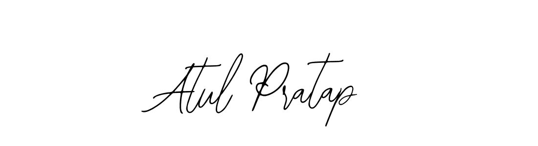 You should practise on your own different ways (Bearetta-2O07w) to write your name (Atul Pratap) in signature. don't let someone else do it for you. Atul Pratap signature style 12 images and pictures png