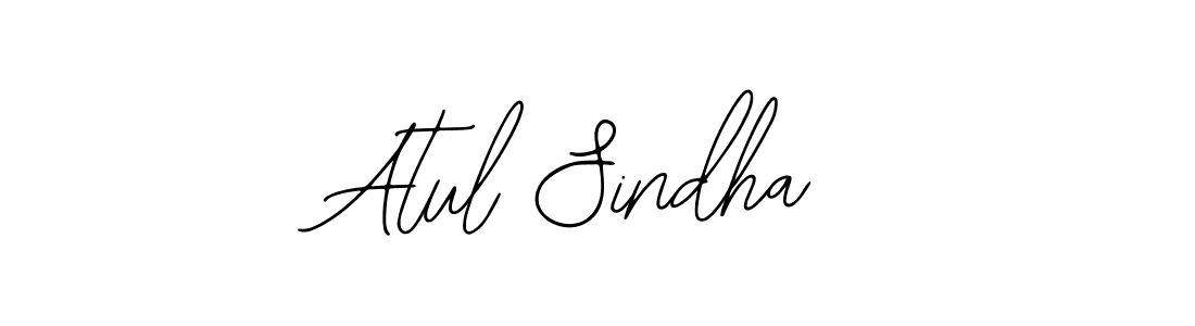 You should practise on your own different ways (Bearetta-2O07w) to write your name (Atul Sindha) in signature. don't let someone else do it for you. Atul Sindha signature style 12 images and pictures png