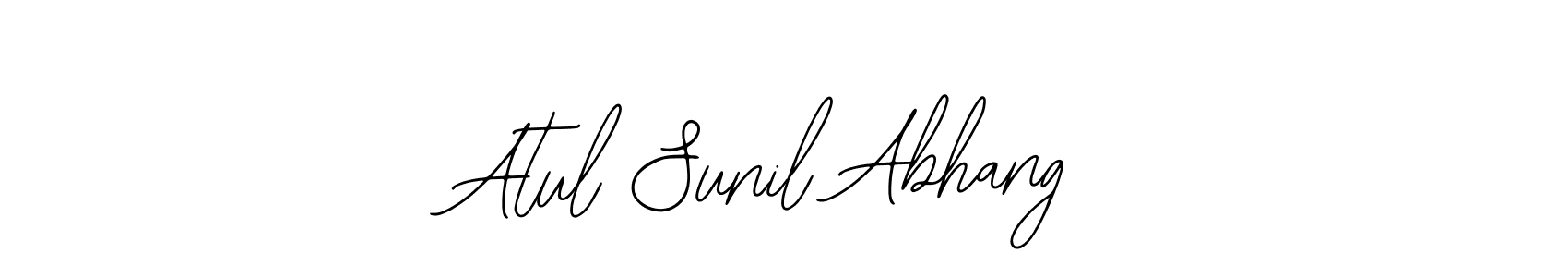 How to Draw Atul Sunil Abhang signature style? Bearetta-2O07w is a latest design signature styles for name Atul Sunil Abhang. Atul Sunil Abhang signature style 12 images and pictures png