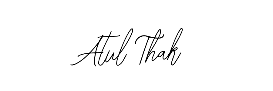 You can use this online signature creator to create a handwritten signature for the name Atul Thak. This is the best online autograph maker. Atul Thak signature style 12 images and pictures png