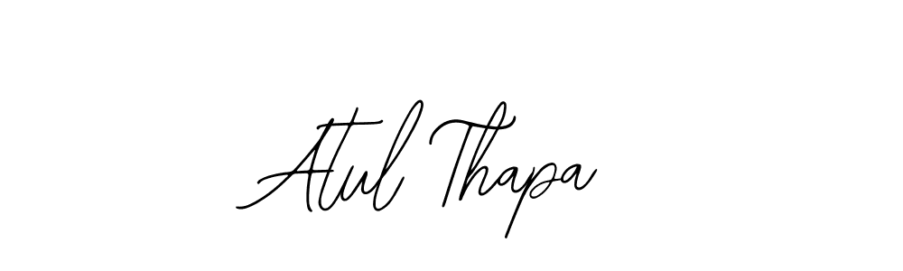 Also You can easily find your signature by using the search form. We will create Atul Thapa name handwritten signature images for you free of cost using Bearetta-2O07w sign style. Atul Thapa signature style 12 images and pictures png