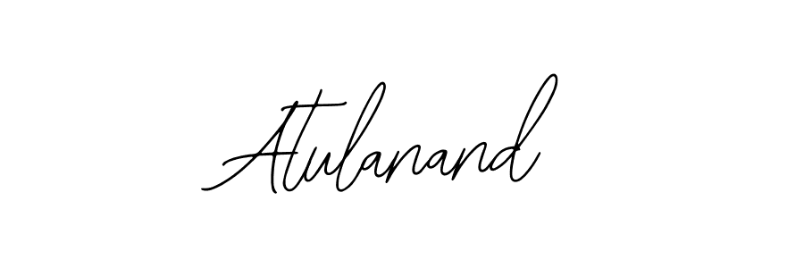 Use a signature maker to create a handwritten signature online. With this signature software, you can design (Bearetta-2O07w) your own signature for name Atulanand. Atulanand signature style 12 images and pictures png
