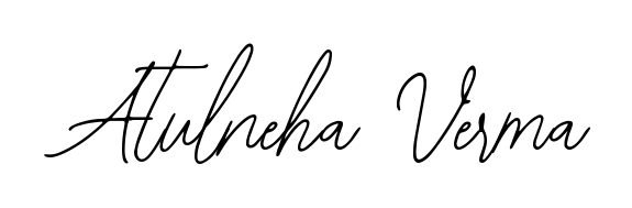The Bearetta-2O07w font transforms the name Atulneha Verma into an executive sign with sharp precision and distinguished character. Atulneha Verma signature style 12 images and pictures png
