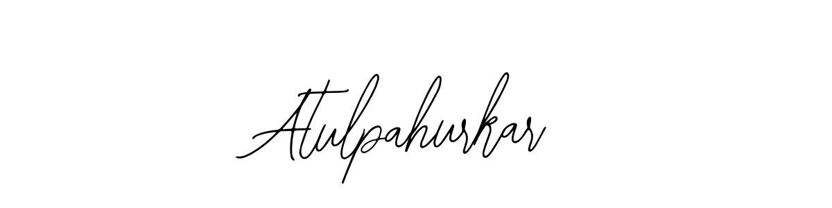 How to make Atulpahurkar signature? Bearetta-2O07w is a professional autograph style. Create handwritten signature for Atulpahurkar name. Atulpahurkar signature style 12 images and pictures png