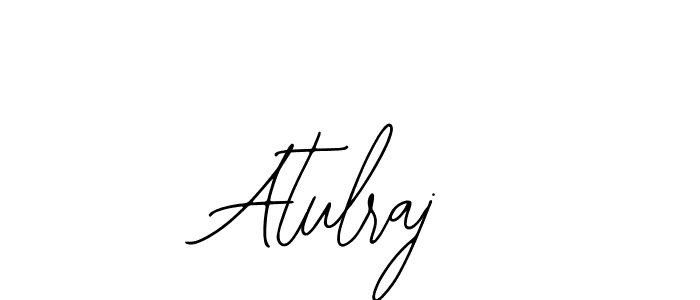 How to make Atulraj name signature. Use Bearetta-2O07w style for creating short signs online. This is the latest handwritten sign. Atulraj signature style 12 images and pictures png