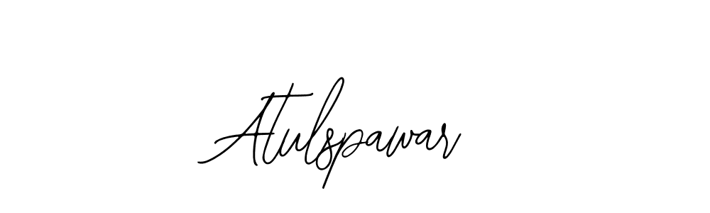 How to make Atulspawar name signature. Use Bearetta-2O07w style for creating short signs online. This is the latest handwritten sign. Atulspawar signature style 12 images and pictures png