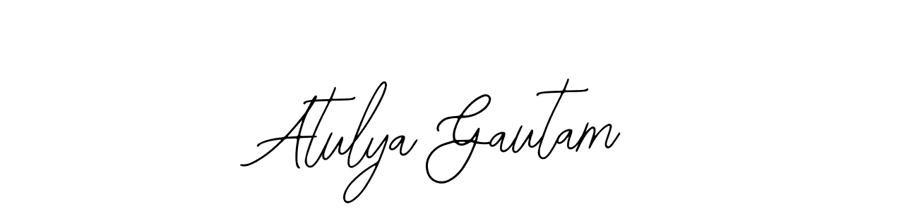 Use a signature maker to create a handwritten signature online. With this signature software, you can design (Bearetta-2O07w) your own signature for name Atulya Gautam. Atulya Gautam signature style 12 images and pictures png