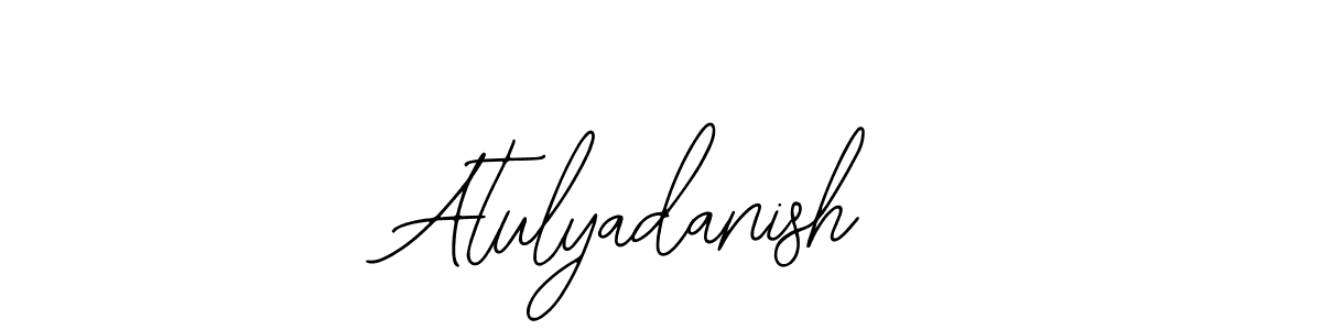 Similarly Bearetta-2O07w is the best handwritten signature design. Signature creator online .You can use it as an online autograph creator for name Atulyadanish. Atulyadanish signature style 12 images and pictures png